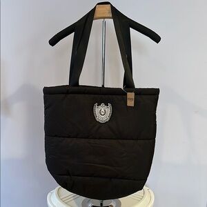 NWT. Pink by Victoria’s Secret Black Tote Bag